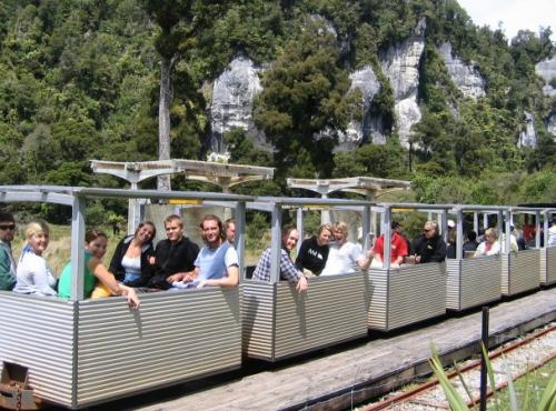 Guests on the Nile River Rainforest Train