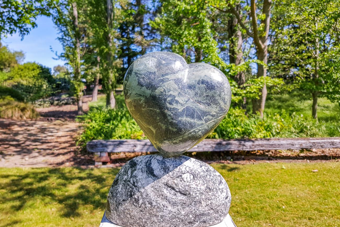 Garden Sculpture at Flaxmere Farm in Canterbury