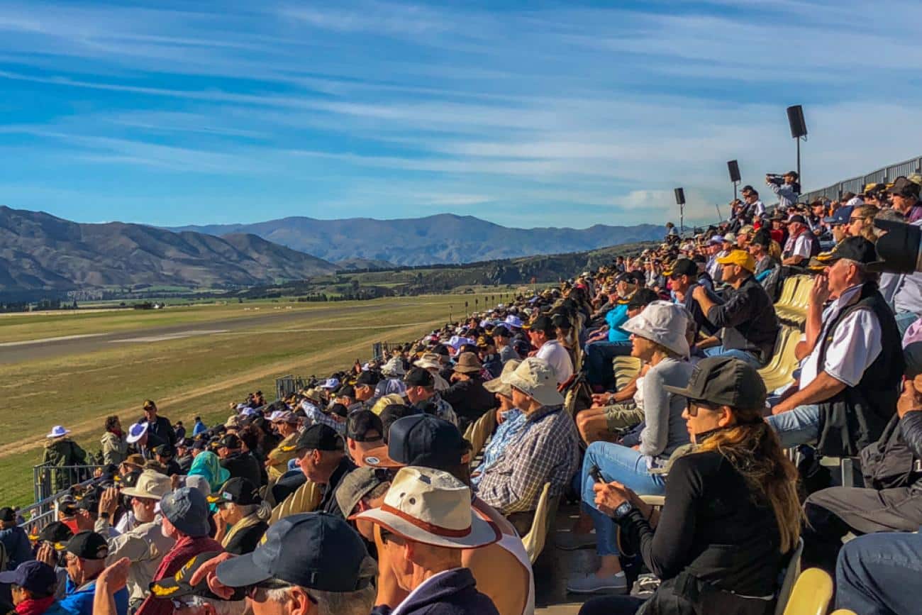 Autumn Travel in New Zealand - Visitors at the Warbirds over Wanaka International Airshow