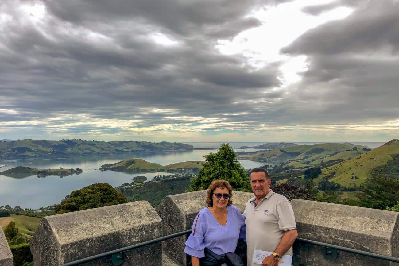 View from the roof of Larnach Castle