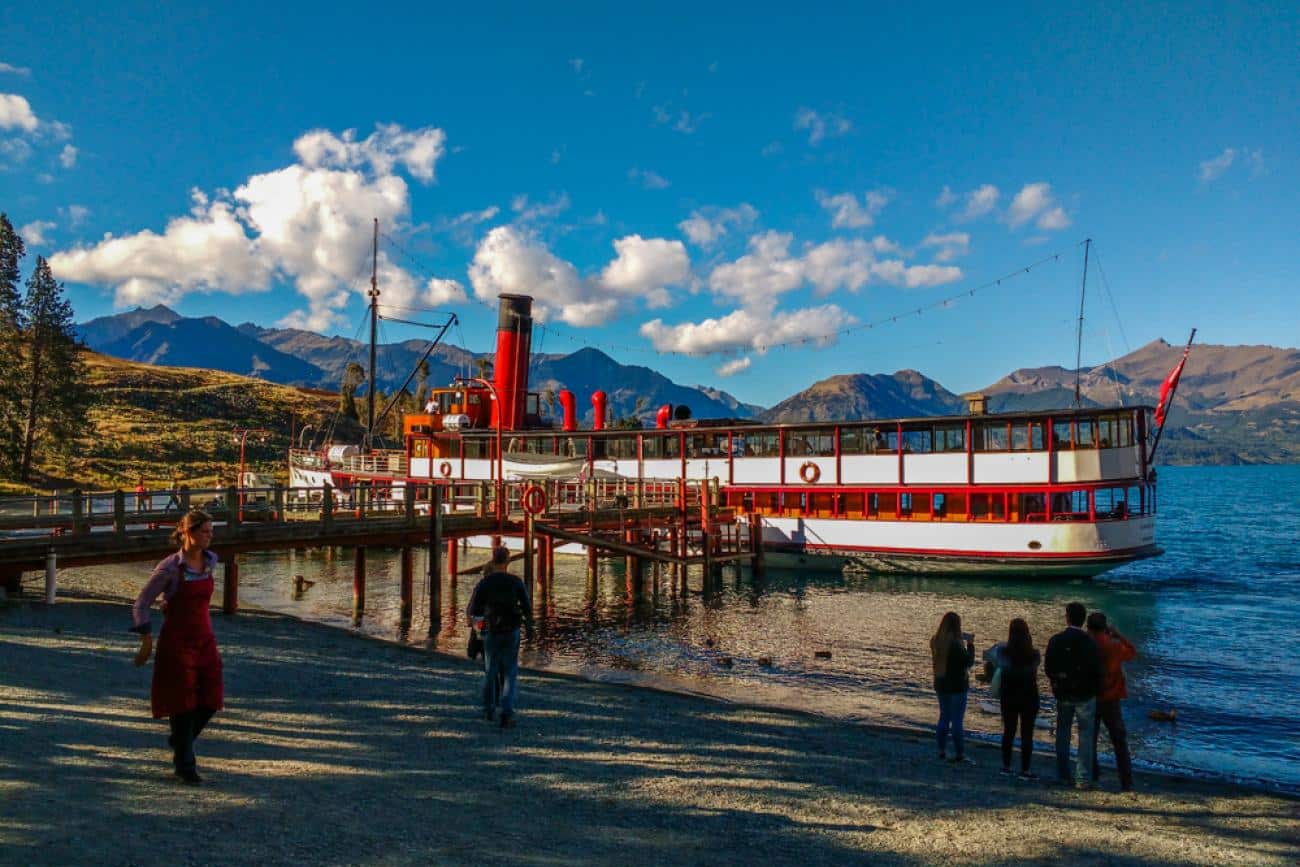 TSS Earnslaw on Lake Wakatipu