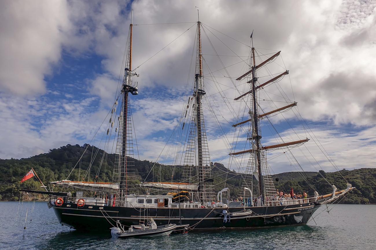 The Spirit of New Zealand at Aotea Great Barrier Island