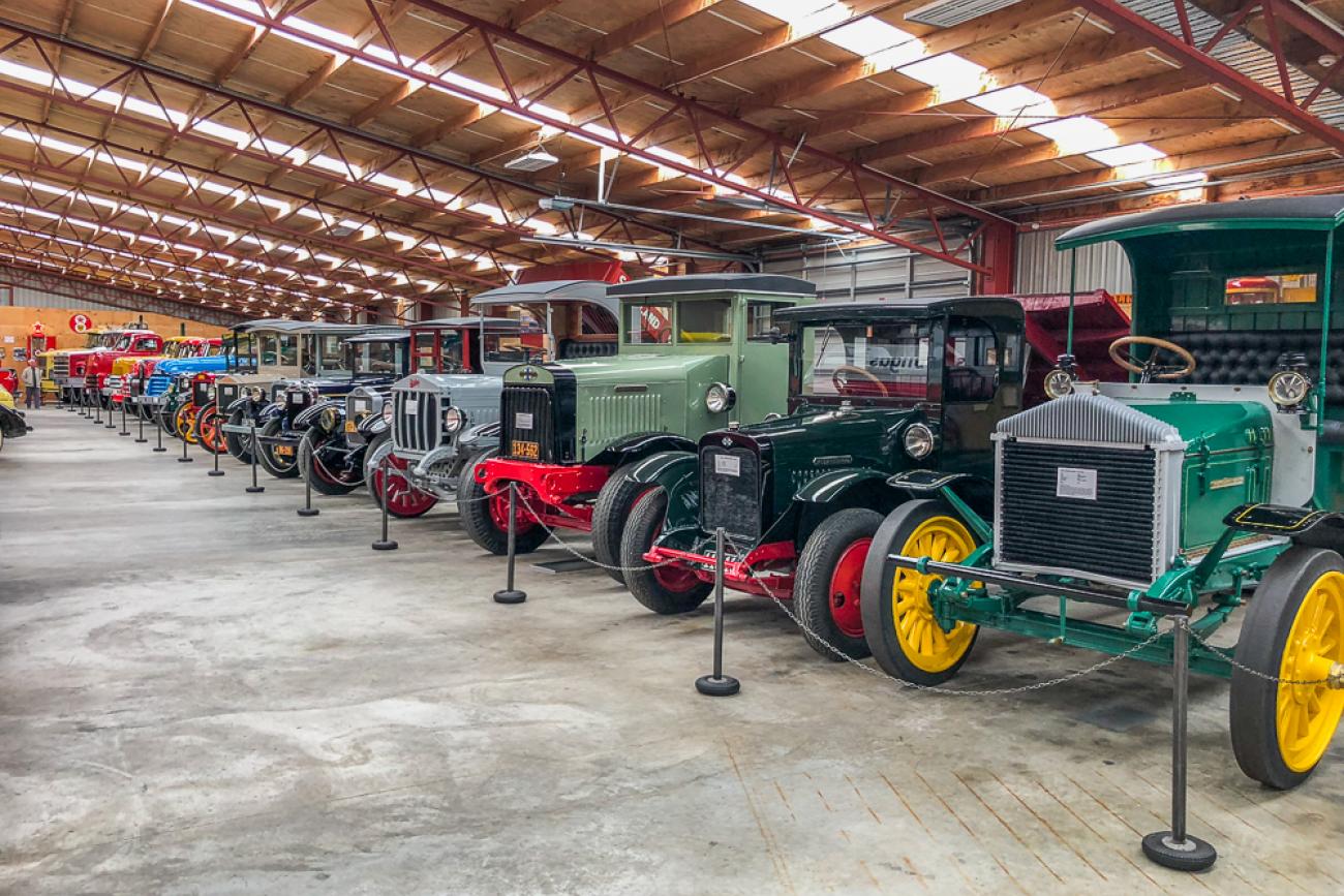 Vintage Cars at Bill Richardson Transport World in Invercargill