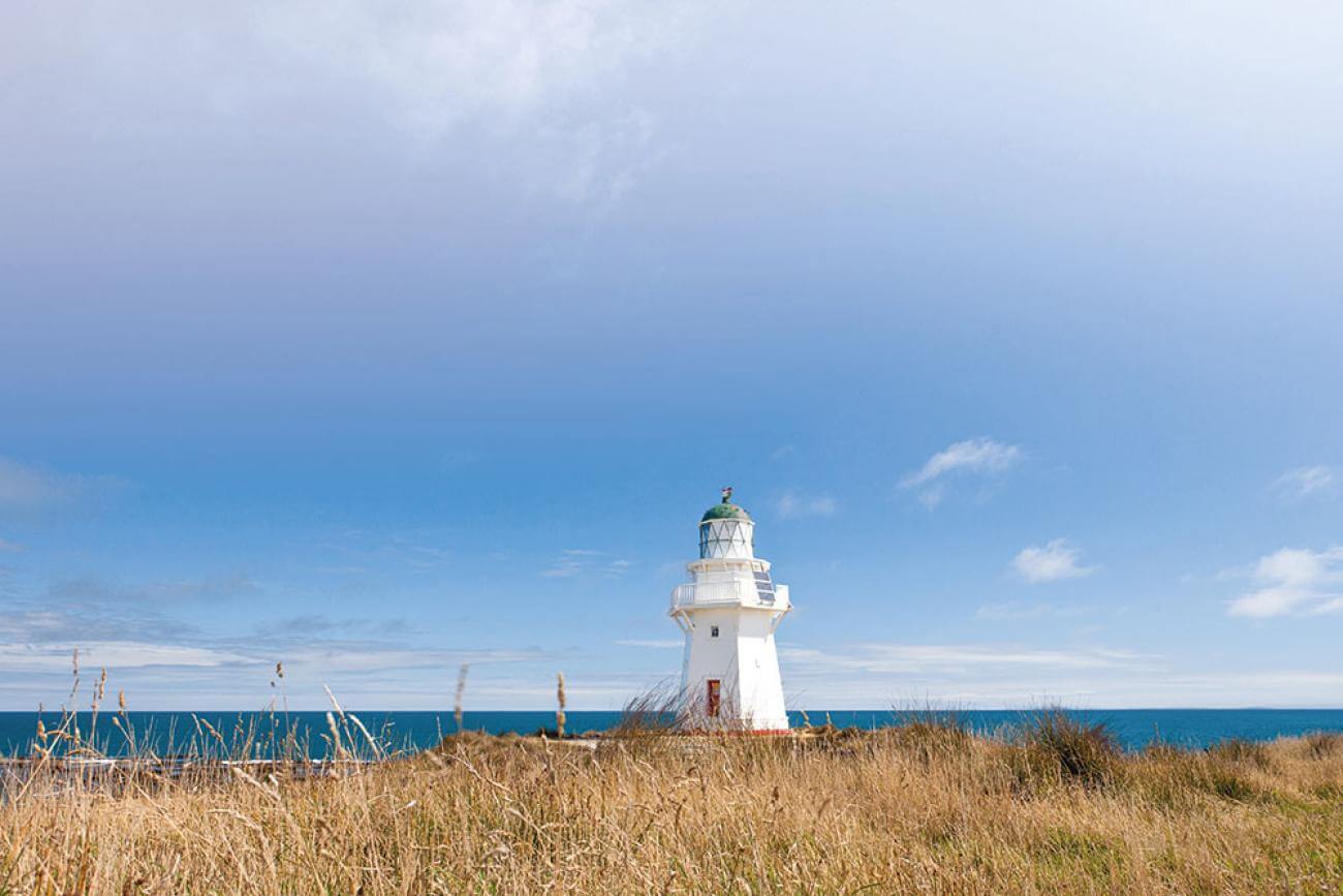 Waipapa Point Lighthouse in the Catlins