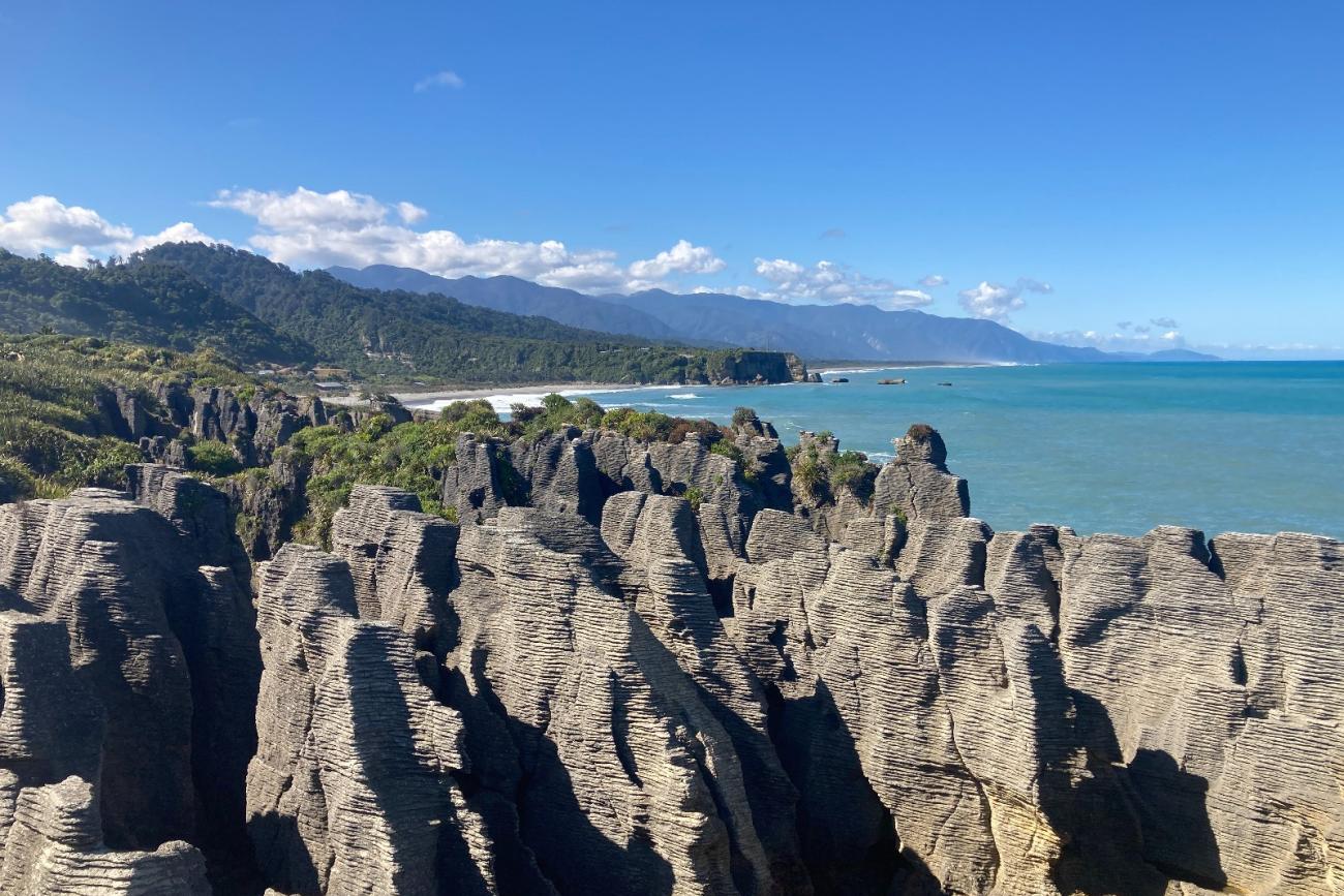 The Pancake Rocks at Punakaiki