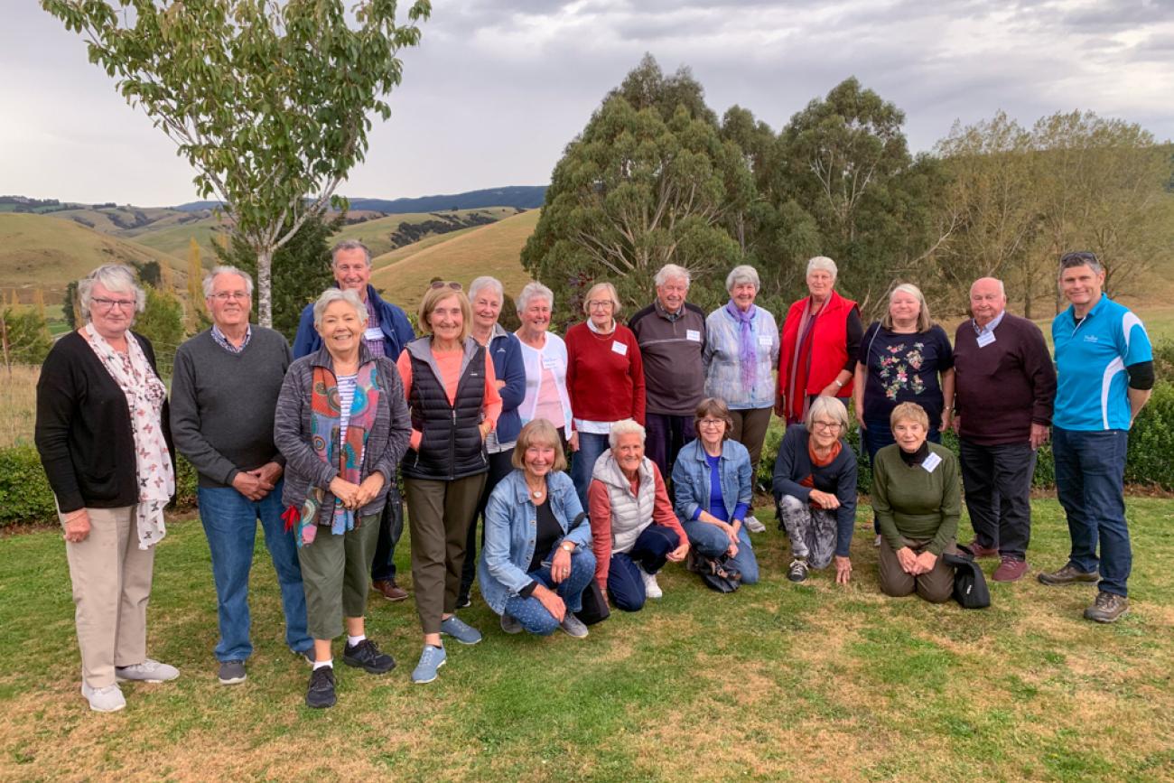 Our last lunch at Linlithgow Farm near Lawrence