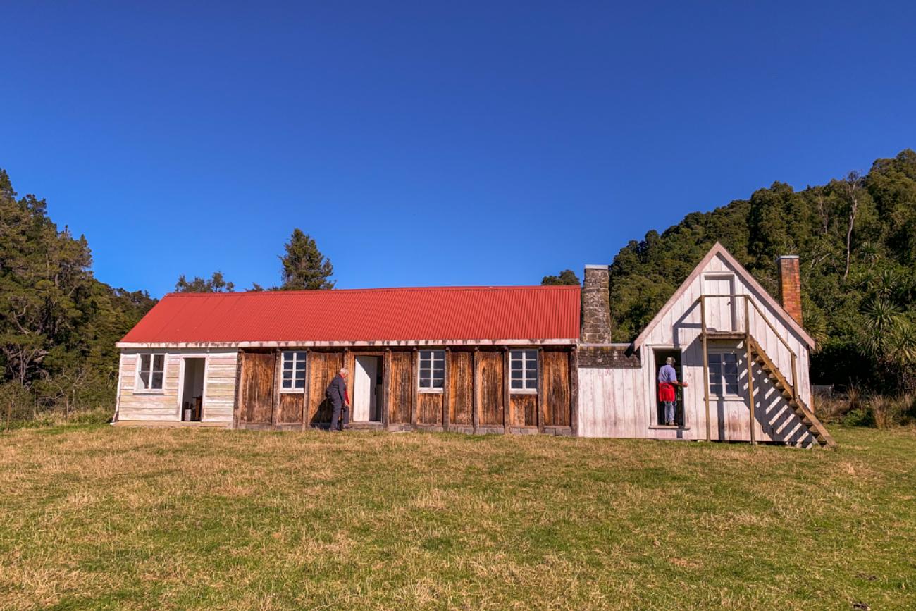 Historic 1860s buildings at Orari Gorge Station