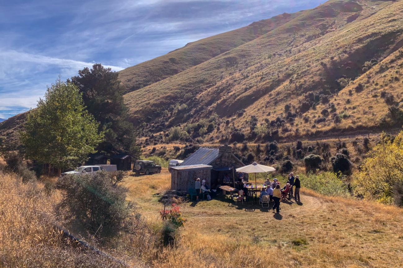 Our lunch spot at Sutherlands Hut