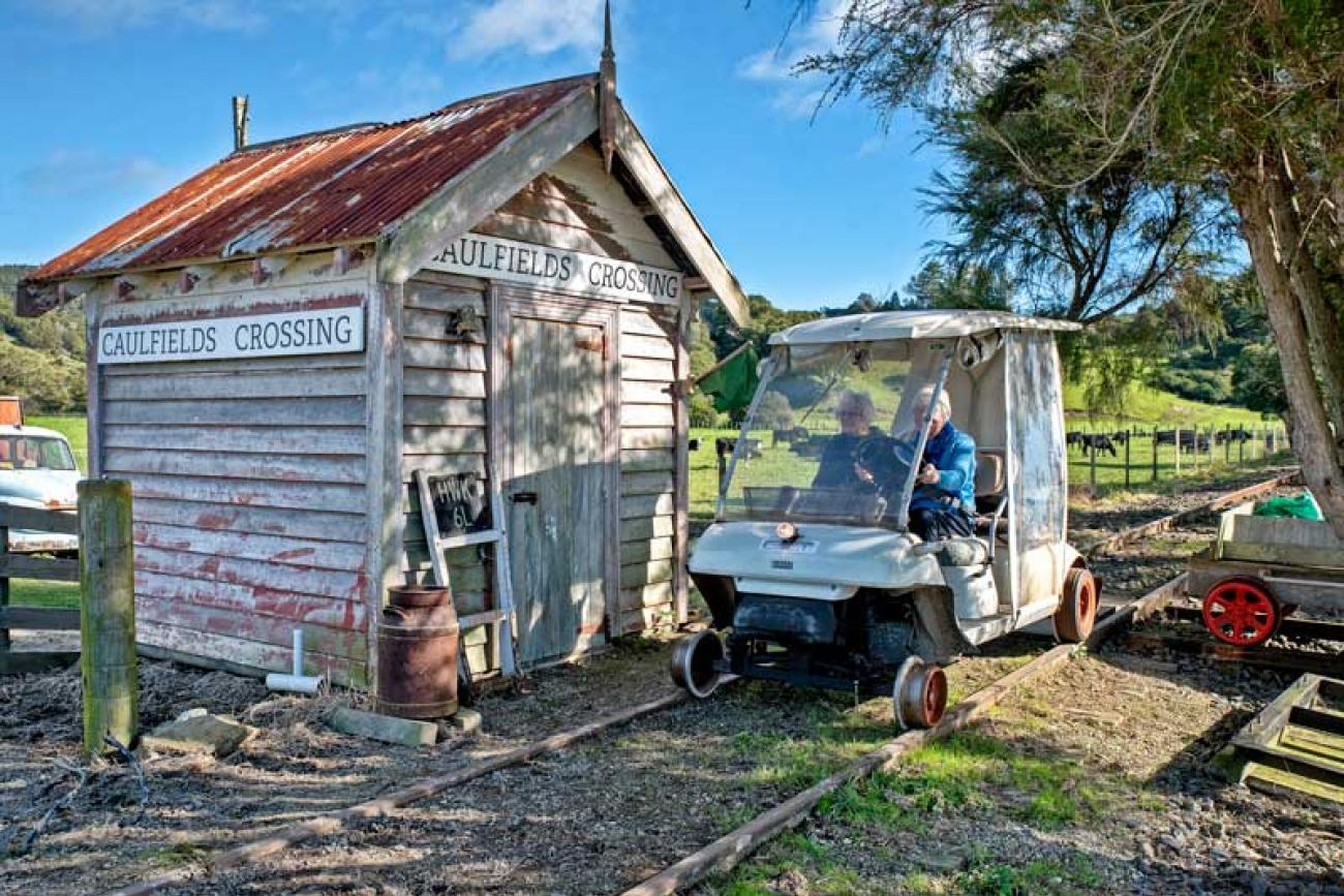 Riding the Awakeri Railcarts near Whakatane