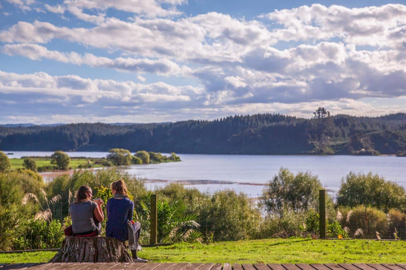 Views of Lake Aniwhenua from Kohutapu Lodge