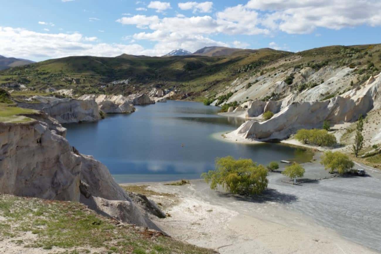 Blue Lakes in St Bathans, Central Otago