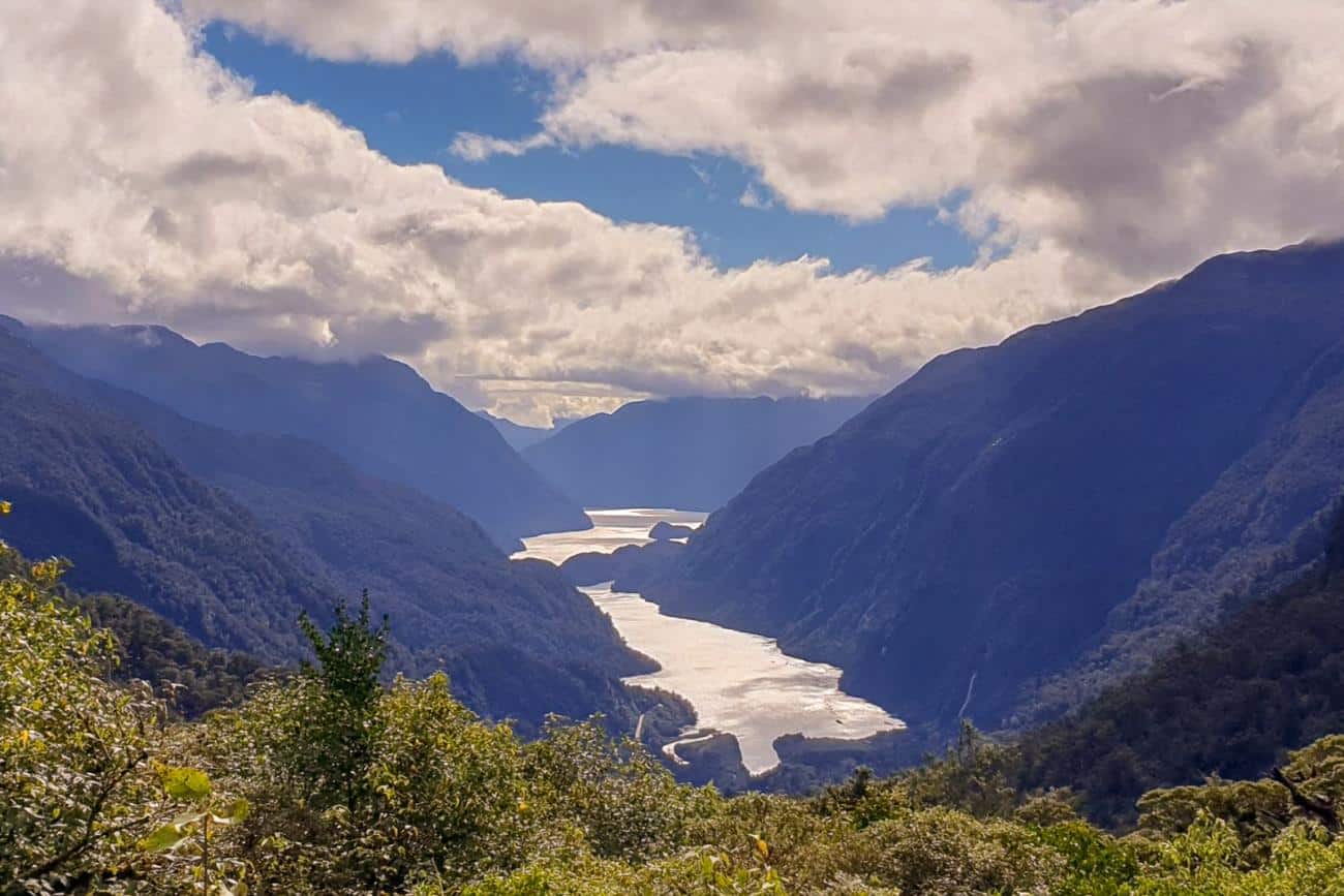 Views of Doubtful Sound from Wilmot Pass