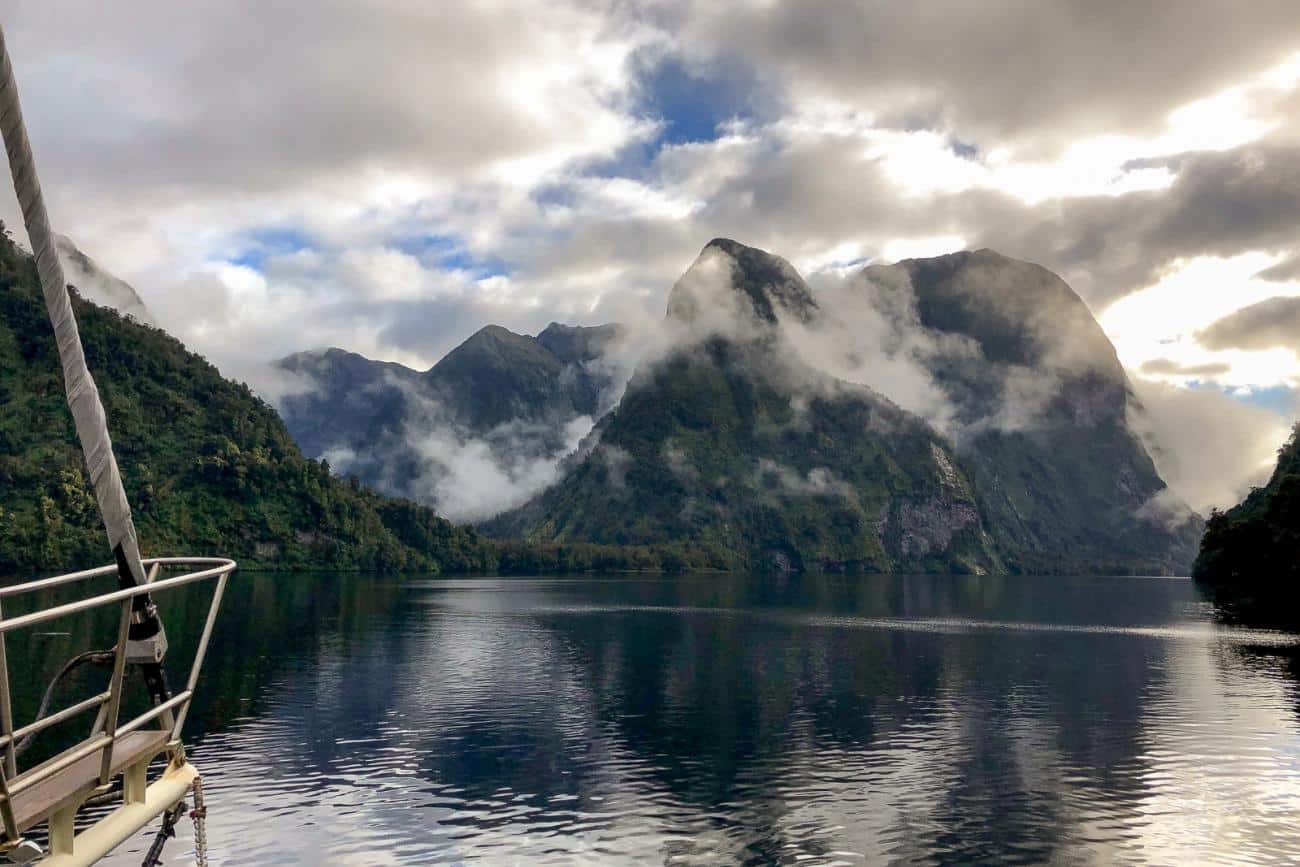 Early morning reflections on Doubtful Sound