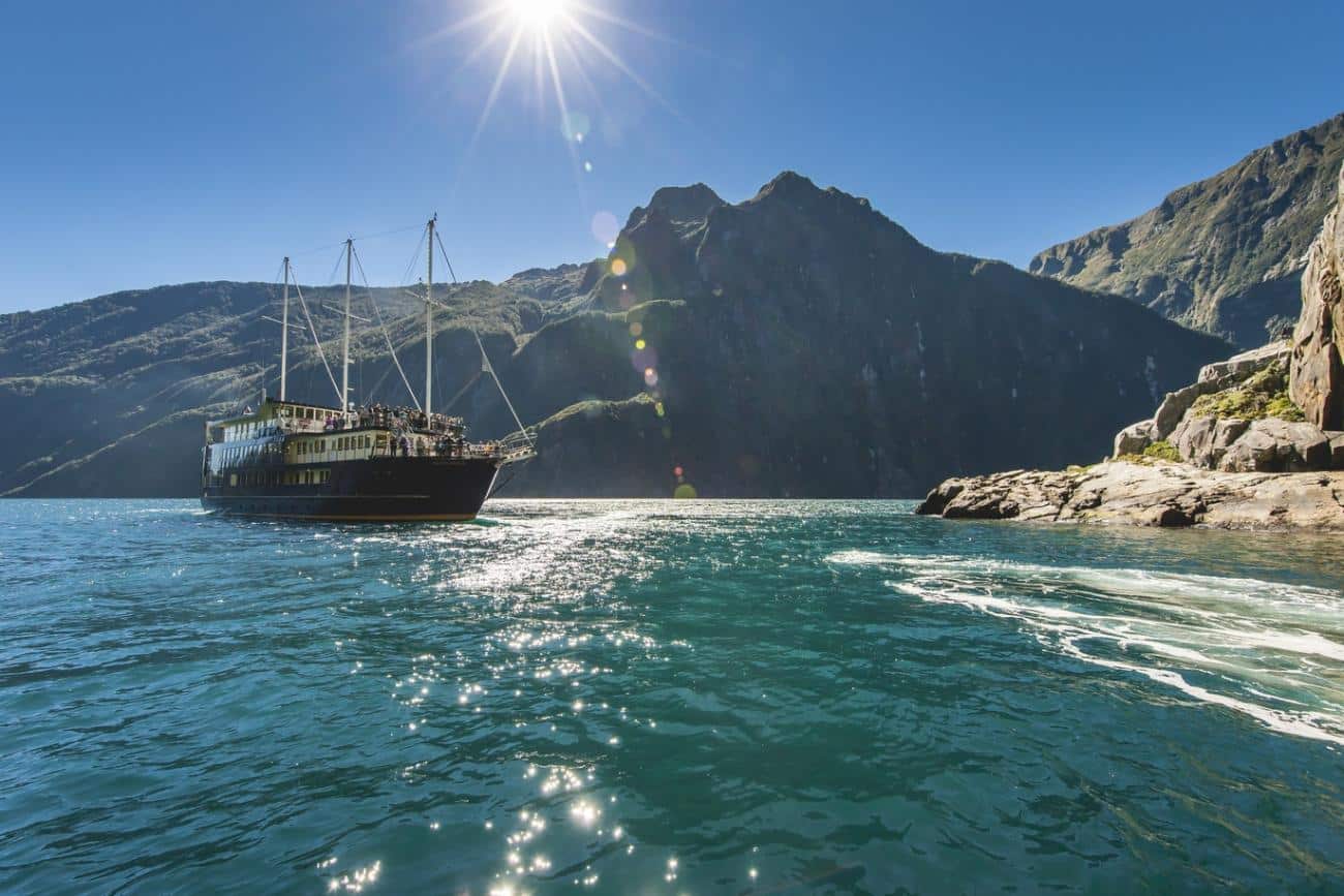 The Fiordland Navigator on Doubtful Sound