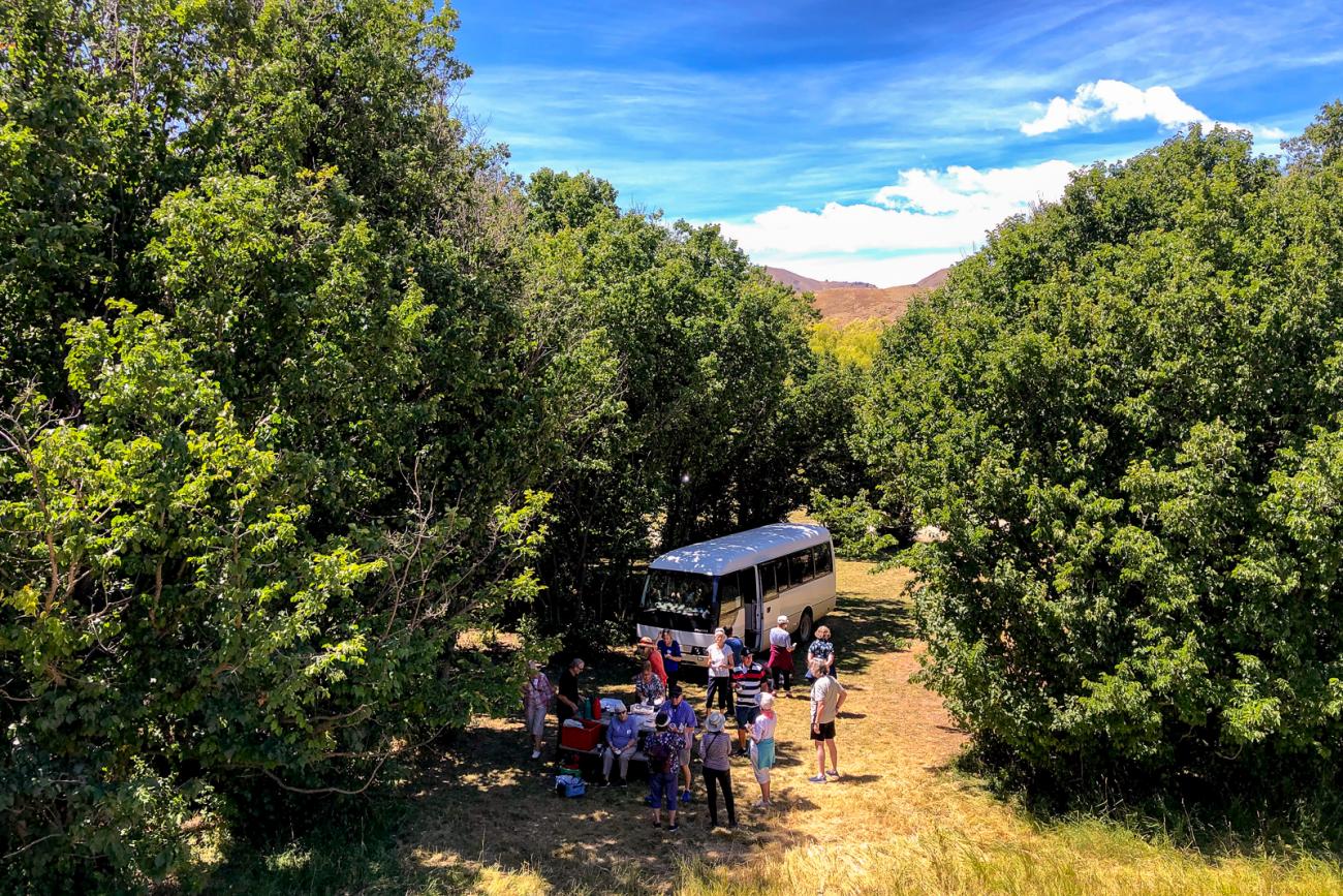 Morning tea stop at Molesworth Station