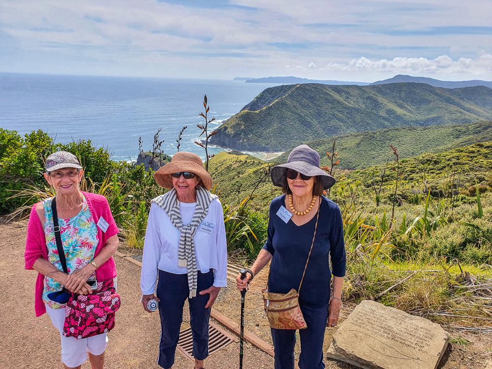 MoaTours guessed dressed for the sun at Cape Reinga