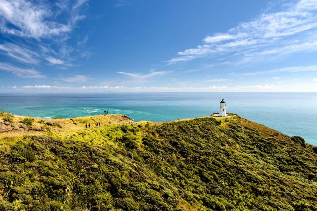 Cape Reinga with lighthouse