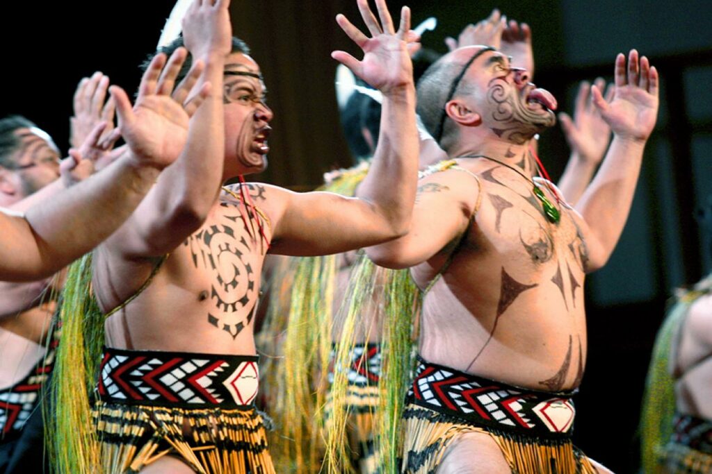 The famous Maori haka