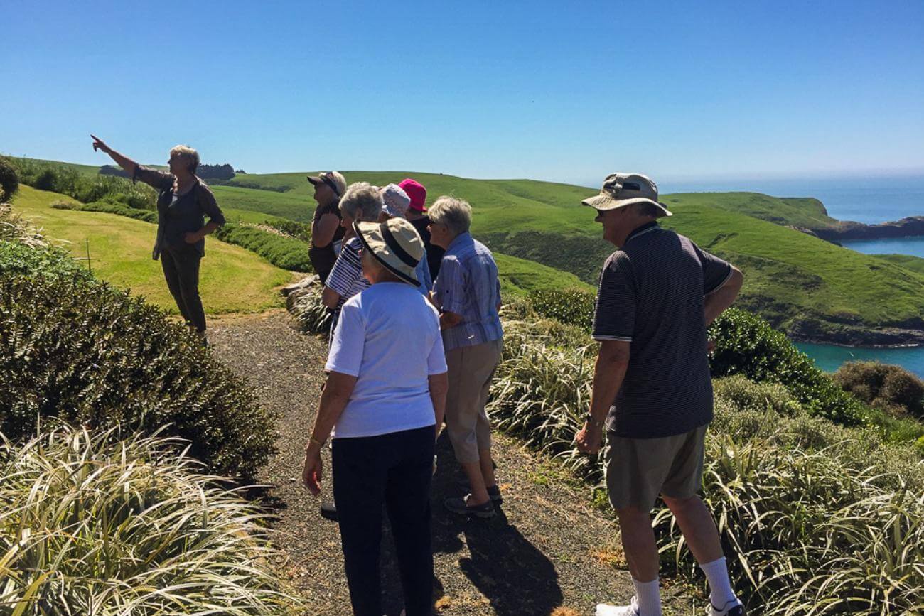 Exploring Fishermans Bay gardens with host Jill