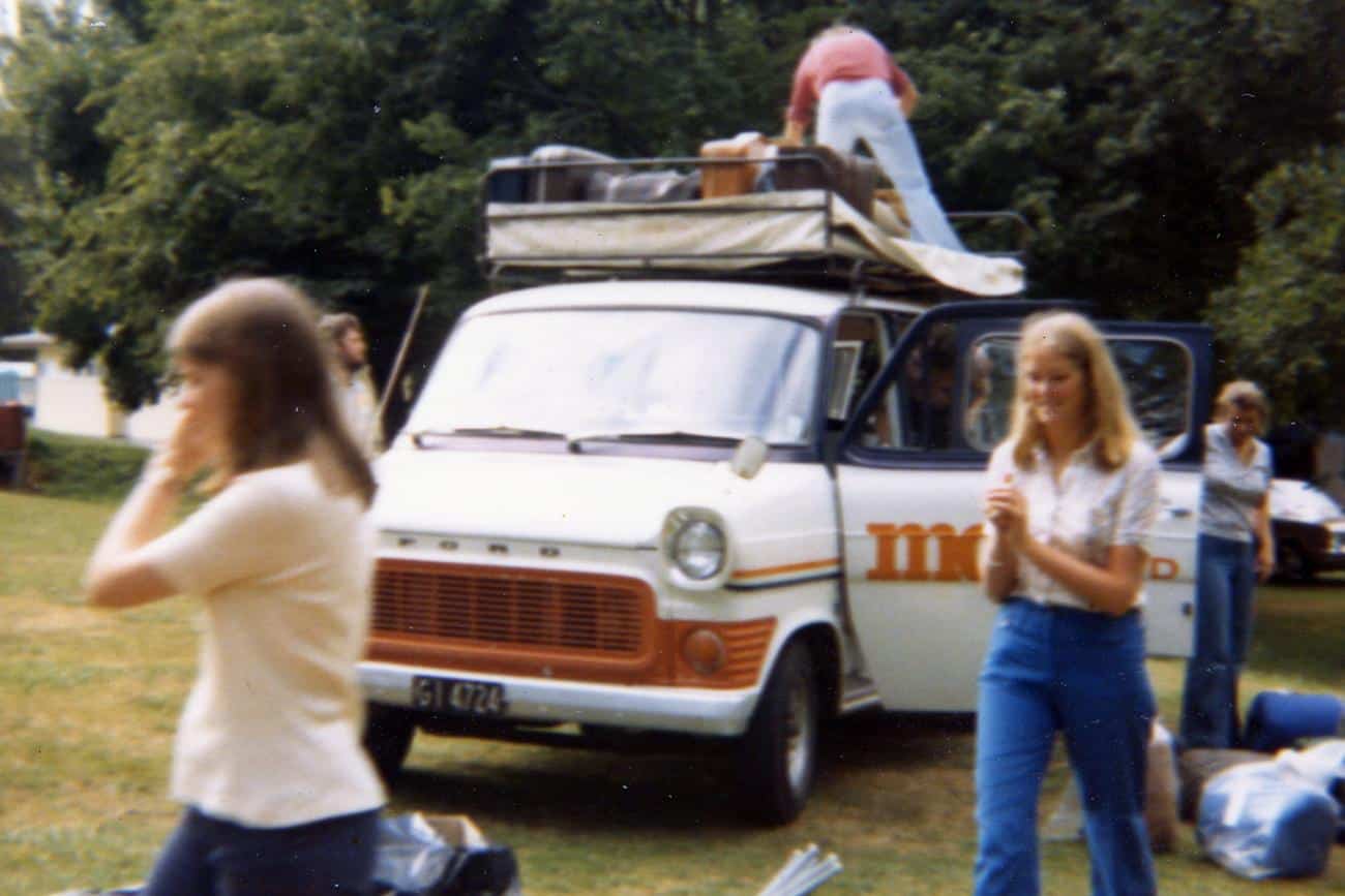 A MoaTours minibus in the 1970s