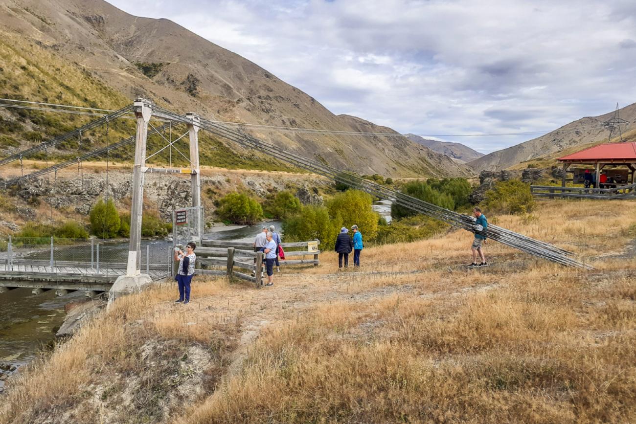 Suspension Bridge at Molesworth Station