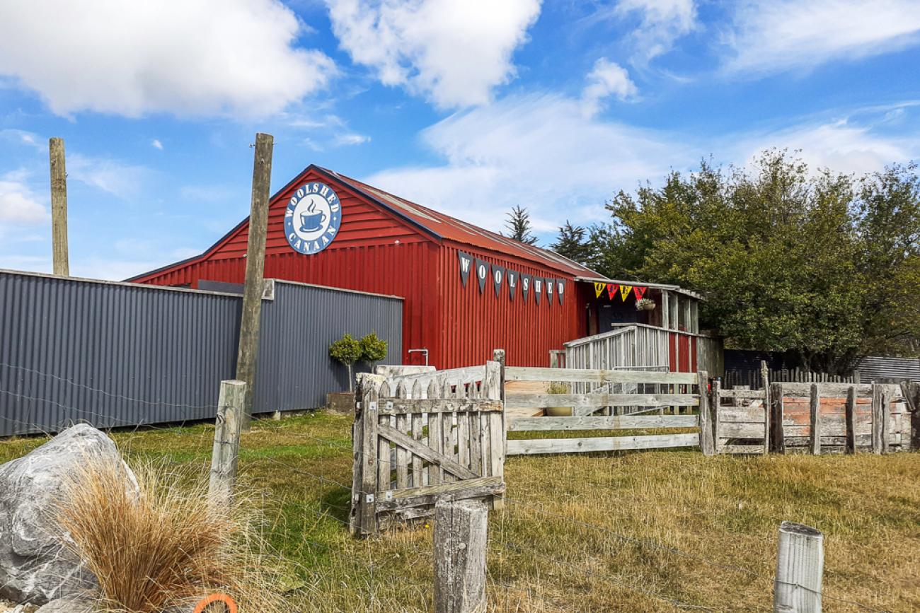 The Woolshed Cafe at Takaka Hill