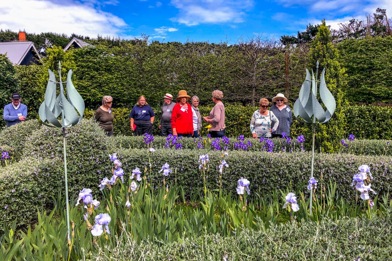 Walking in Gravetye Garden in Hawera