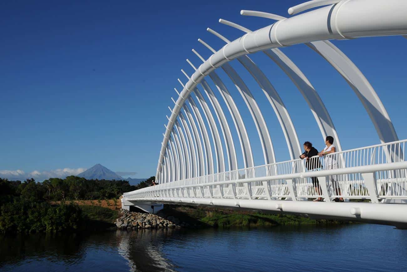 Te Rewa Rewa Bridge in New Plymouth