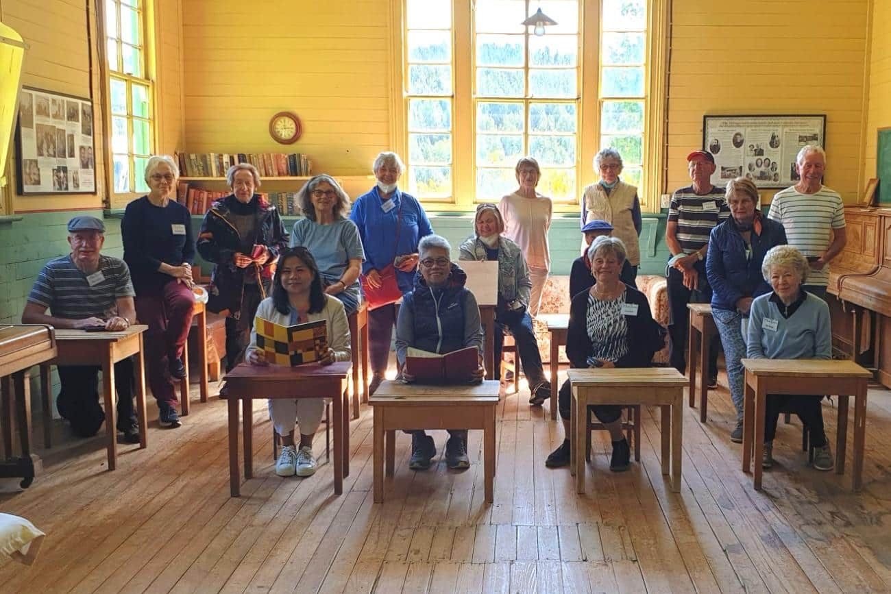 The historic local school house near St Bathans