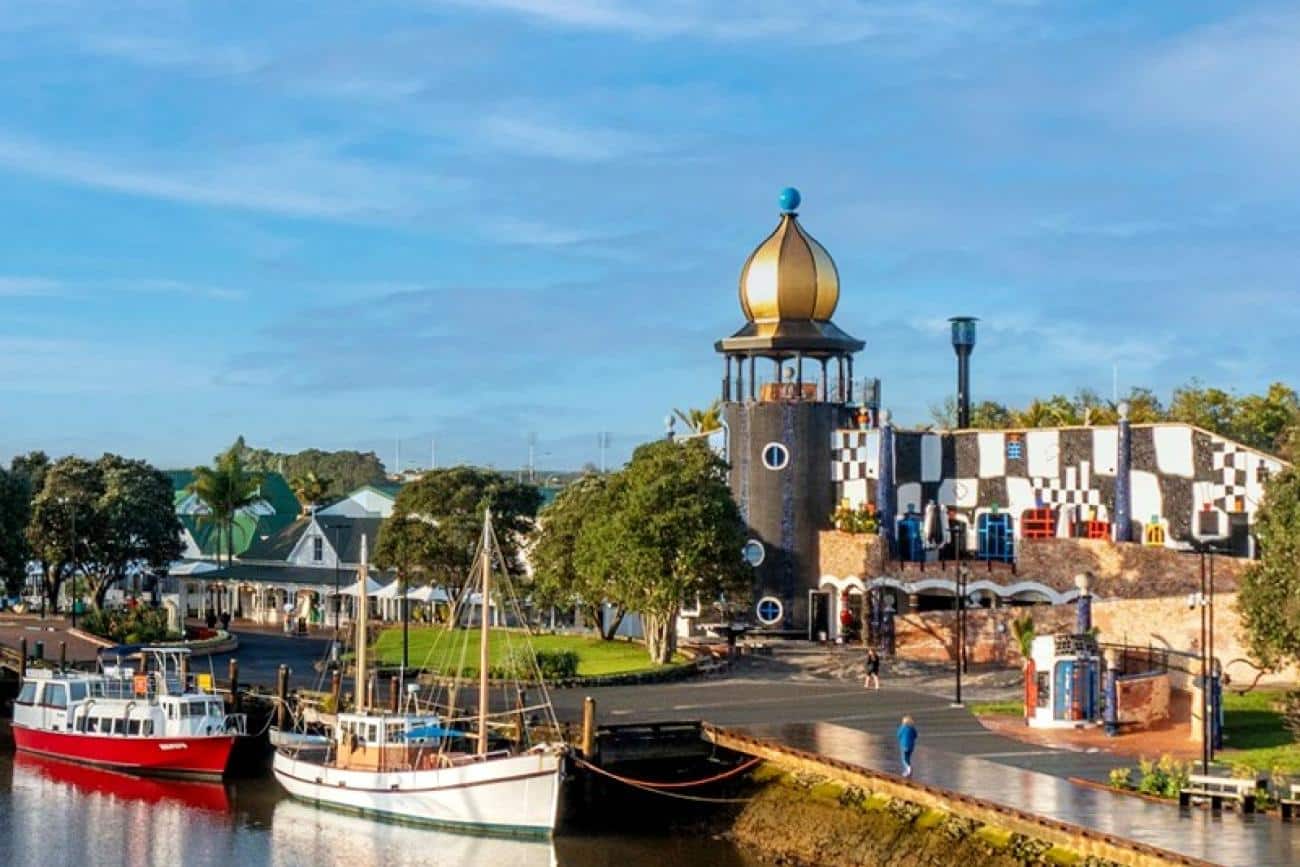 Whangarei Town Basin and the Hundertwasser Art Centre