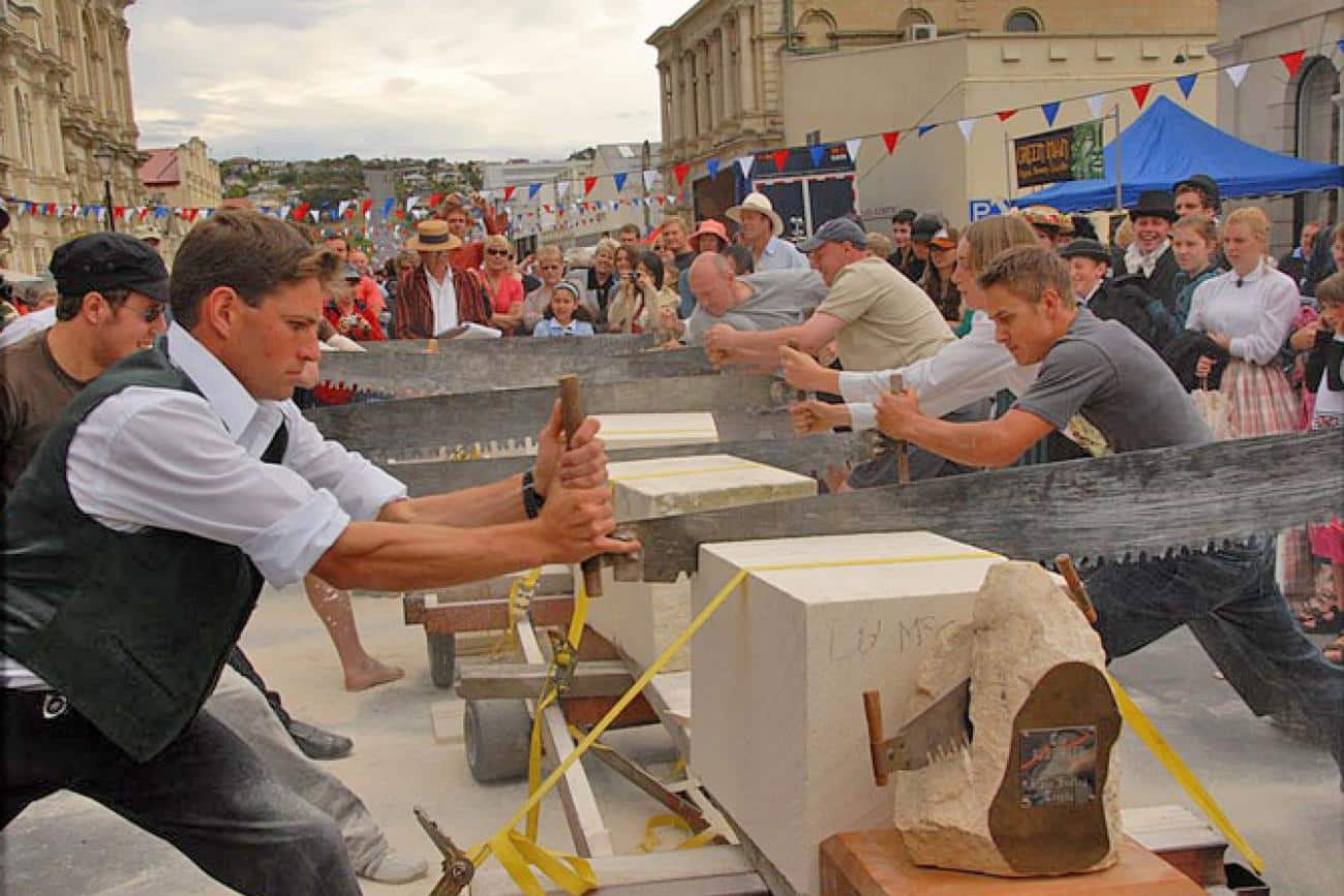 The Oamaru Fete in full swing