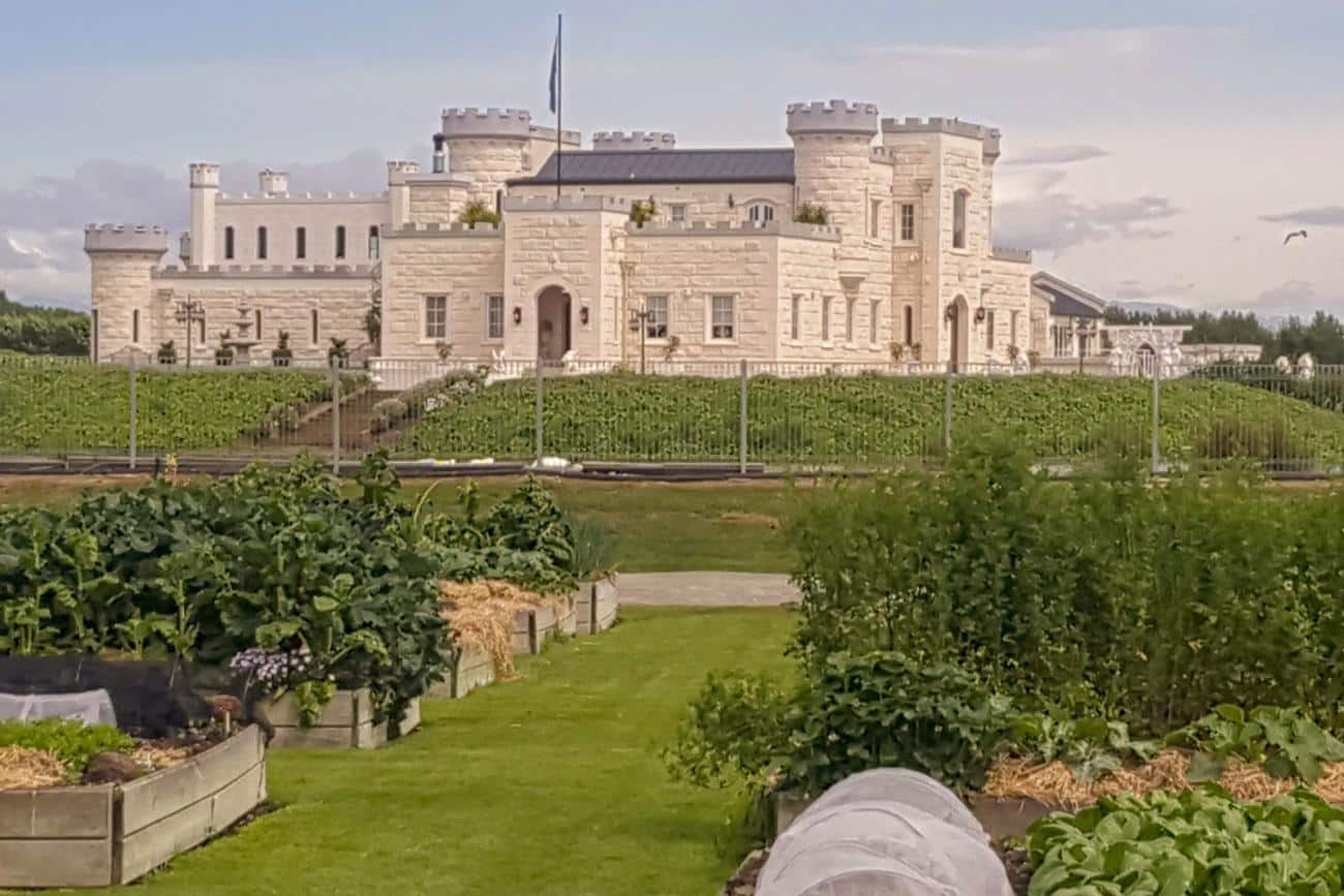 Dot's famous Rivcerstone Castle near Oamaru