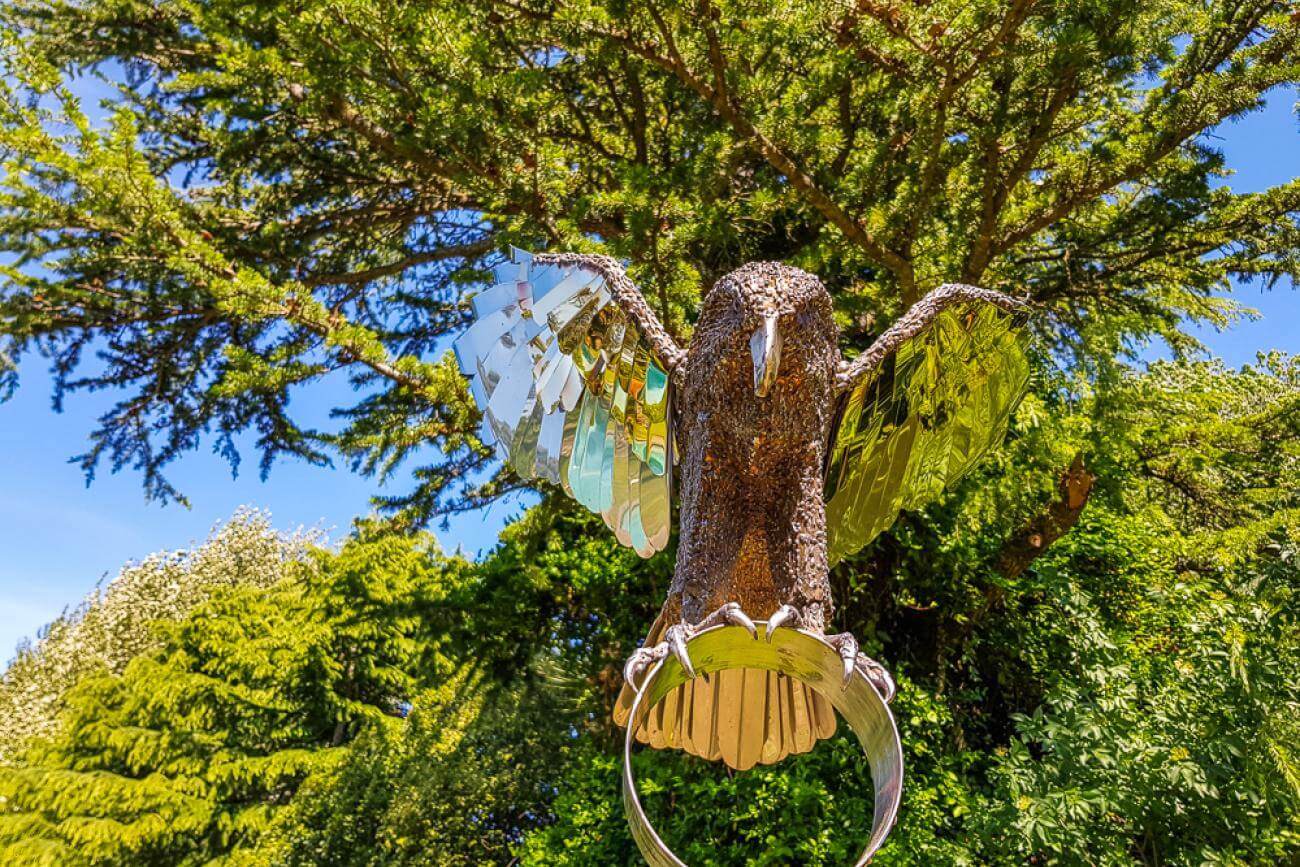 Outdoor Art at Flaxmere Garden