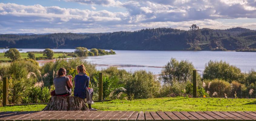 Views of Lake Aniwhenua