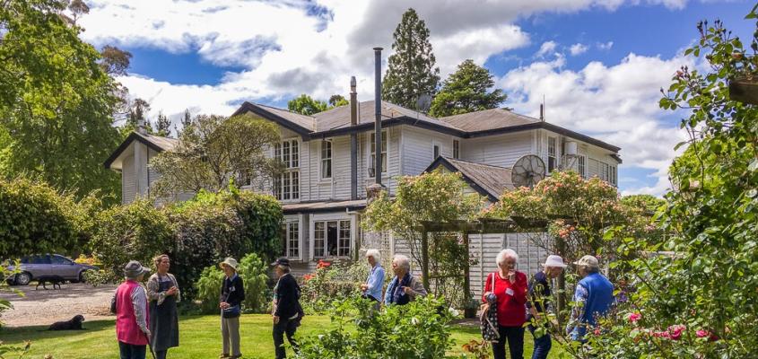 Meeting the owners at Te Parae Homestead