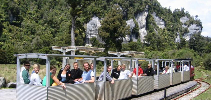 Guests on the Nile River Rainforest Train