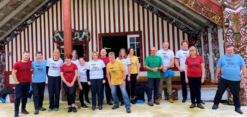 MoaTours staff and Kiwi Guides experience Te Urewera