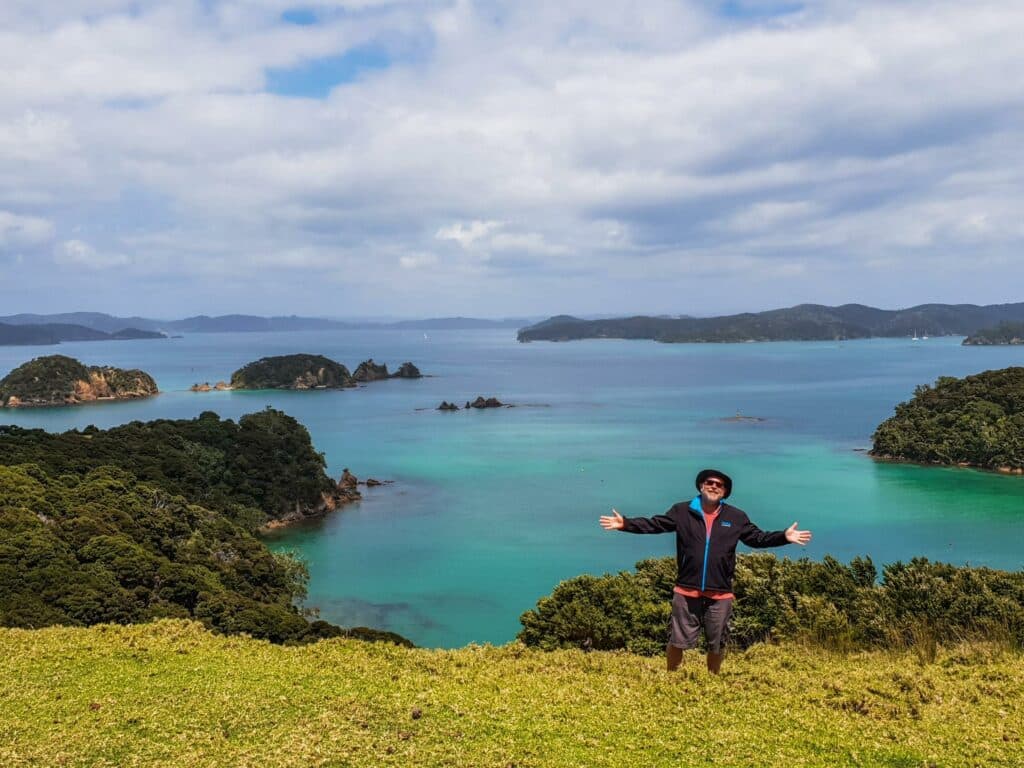 MoaTours guide Tim in the Bay of Islands